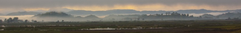 Panorama Vietnam Dak lak sun rise